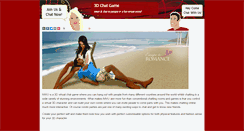 Desktop Screenshot of 3dchatgame.com